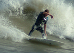 (February 28, 2011) Surf at South Packery Channel